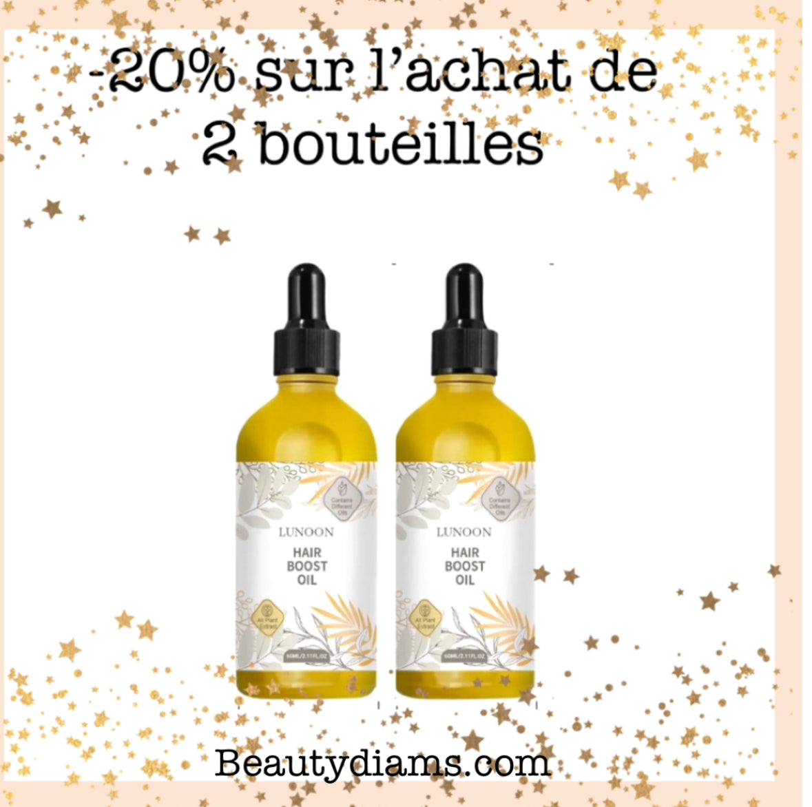 Huile fortifiante pour la pousse des cheveux, cils et toute croissance : Unisex