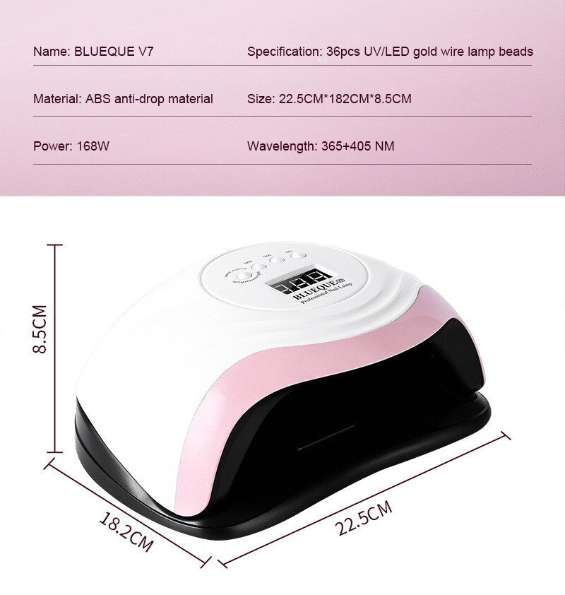 Appareil Professionnel sèche ongle UV/ LED lampe