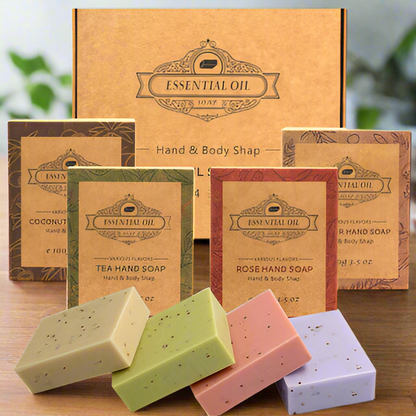 Coffret cadeau savon aux huiles essentiels