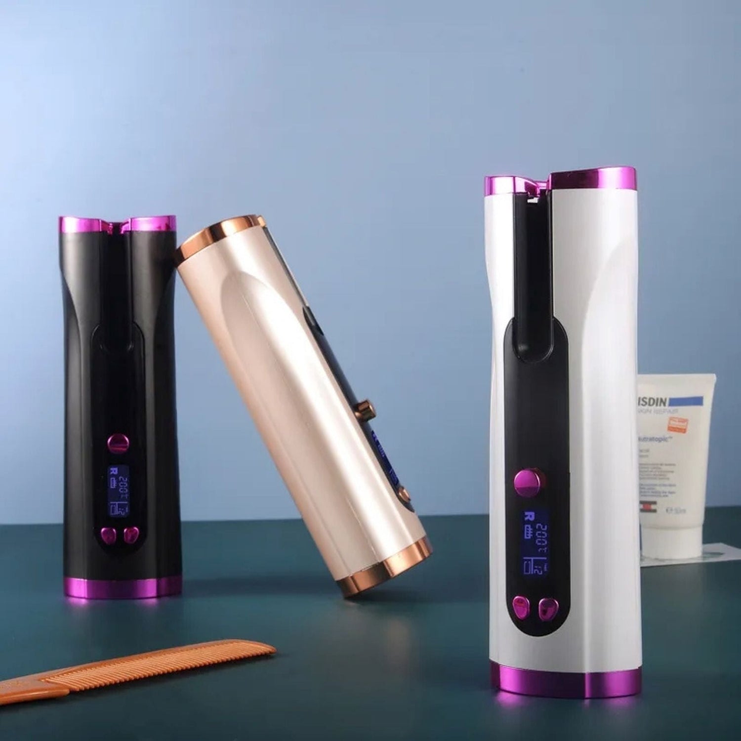 Fer à Boucler Automatique Sans Fil - Beauty Diams .com